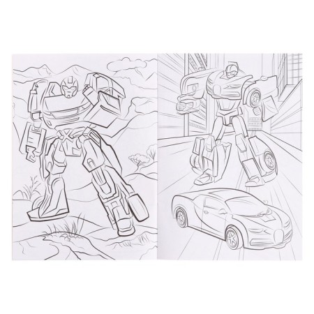 Cool coloring "Machines-robots", 24 pages-3