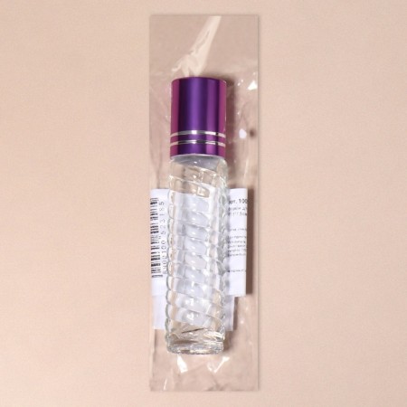 Window bottle for perfume "Weaving", with a roller, 5 ml, color mix-5