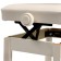 Music Life Piano Bange Sit 55 x 34, height 48-58 cm, white