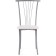 Grigori Metal Metal/Ecokozha, gray/white 40x50x93 cm stool
