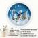 Wall watches, D-28 cm, interior "three horses", silent