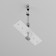 Cable suspension 2 pcs, technical tra34sw-2W, 8x2.2x200 cm, white color