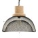 Bayerlux raben chandelier 1he27 Black 44x44x60cm