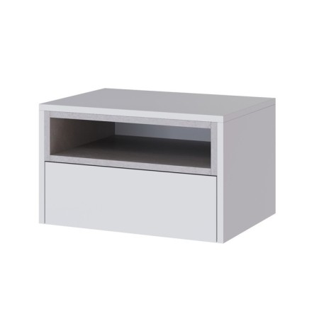 Tumbling bedside dream, white/concrete