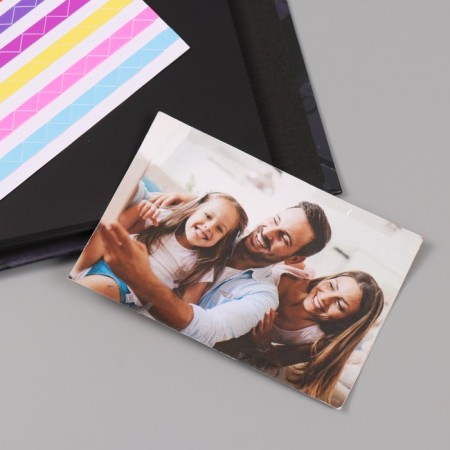 Photo album 25 sheets (corners+rings) "Tire" 19x27x3 cm-2