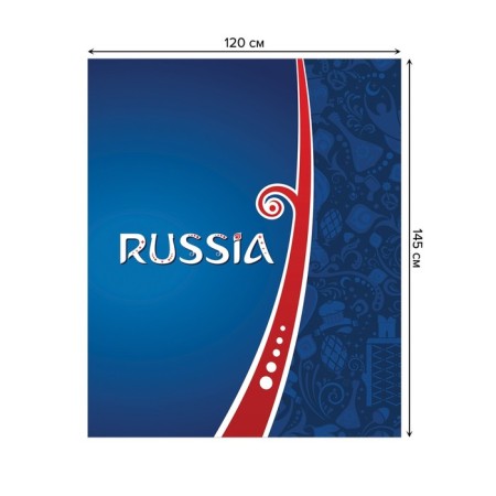 Tables on the table "Russia", rectangular, Saten, size 120x145 cm-1