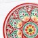 Largan Rishtan ceramics "Flowers", 25 cm, red