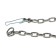 A chain for leaning dogs, 3 m, caliber 6 x 27 mm, black