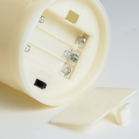Night Plastic "Big Candle" from batteries 3AAA 7.5x7.5x10 cm Risalux-4