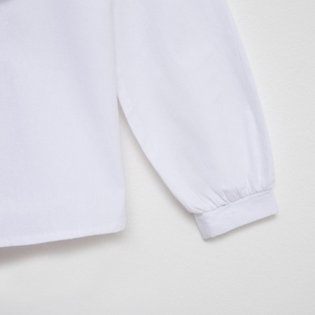Blouse for girls minku color white, river 134-7
