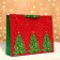 New Year. Gift package "Christmas trees", 50 x 40 x 15 cm.