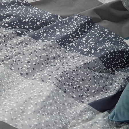 Bed linen 2pas Night is tender Florida 175x215cm, 180x215cm, 70x70cm 2pcs, Poplin 110g HL100%-3