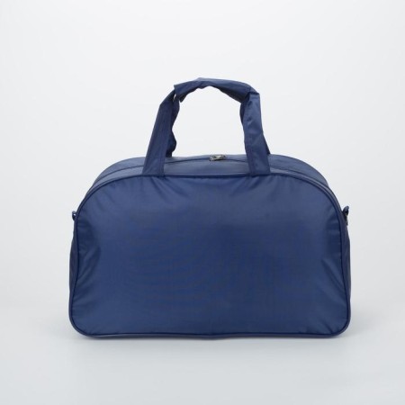 Sports bag with lightning, external pocket, blue color-1