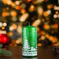 New Year's Candle-Cylinder 