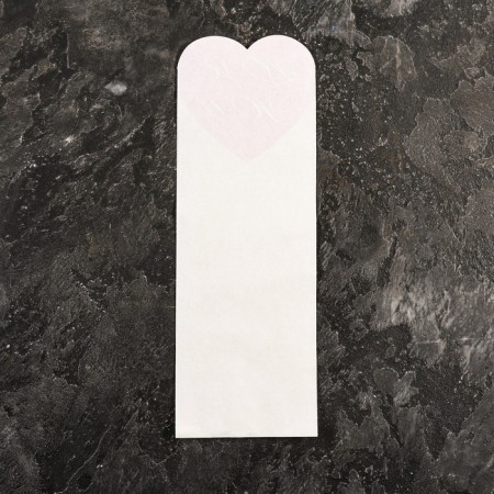 Packet-cone for flowers, "this is for you", craft+ red, 14x40 cm-3