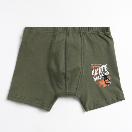 Boxers for a boy, khaki color, height 122-128 cm