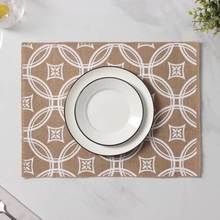 A set of napkins “Kapiy”, 4 pcs, 40 × 30 cm, beige color-3