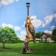 Garden Lanter "Owl with a lantern" 94cm