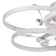 Chandelier 669520/6 LED 90W 4000k white 57.5x57.5x17 cm Bayerlux
