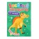 A cheerful designer with dinosaur stickers