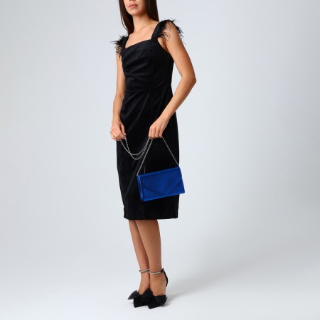 Female bag on a magnet, blue color-7