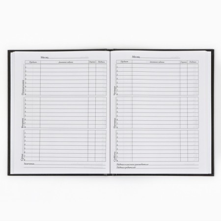 School Diary 1-4 class, in a solid cover, 48 liters "September 1: Anime Comic"-6