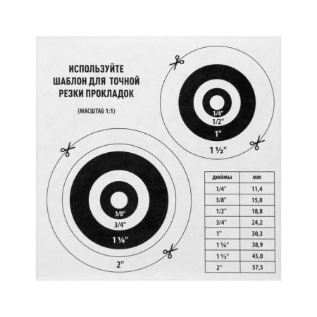 Paronyte Plumbing Masterprof, for the manufacture of gaskets, non -zabestic, 100x100x2 mm-3