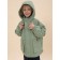 Windbreaker for boys, height 146 cm, green color
