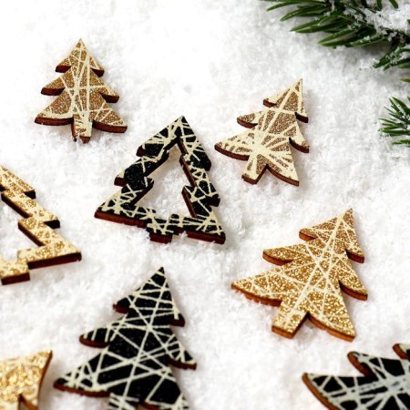 New Year's decor with backlight "Christmas tree", set of 12 pcs.-1