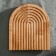 Defense board for feeding and serving ADELICA, 25 × 22 × 1.8 cm, birch