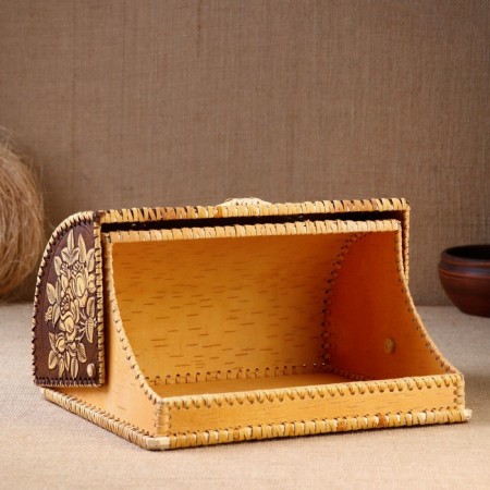 Breadpower helmet "Rose" 33x25x18.5 cm, birch bark-3