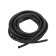 Car door seal, o-shaped, 6 mm, 5 m, black