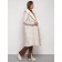 Coat insulated winter female, size 52, beige color