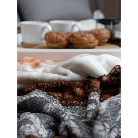 Texrepublic blanket, size 180x200 cm, beige color-5