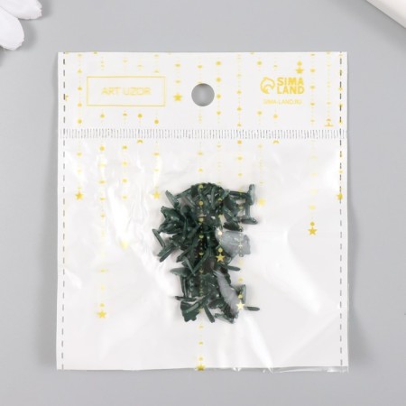 Brads for scrapbooking "Christmas trees" set of 50 pcs 0.8x0.7 cm-3