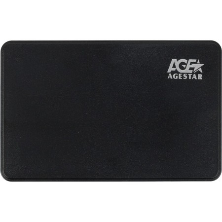 External case for HDD AGESTAR 3UB2P2 SATA III USB3.0, plastic, black, 2.5 "