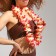 Hawaiian necklace "Large flowers", Mix colors