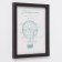 Photo frame plastic L-3 15x21 cm black (plastic screen)