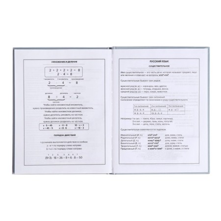 School diary for grades 1-11, "blue", covered paper cover, hard binding cardboard 7BC, matte lamination, universal cheat sheet, 48 sheets, block 65g/m2-10