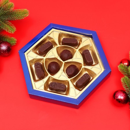 Chocolate assorted "Happy New Year, Merry Christmas, Blue Blue 150 g-1