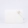 Bag's bag with lightning, long belt, white color