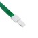 Badge tape, width-10 mm, length-80 cm, with plastic holder, green