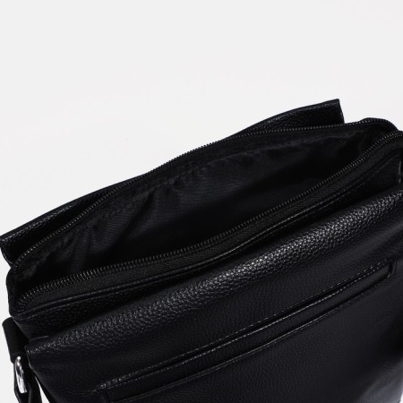 Male bag, black color-4