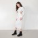 Women's dress Midi with a cut Mist p. 42, white