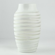 AMELIA VAZ VAZA from white glass 26 × 15 × 5 cm