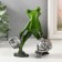 Souvenir Polystone Lak "Frog with bags" 7.5x11.5x13 cm