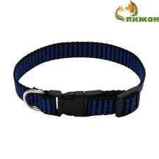 The collar of the corrugated, 40 x 1.5 cm, blue-black