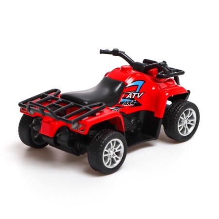 ATV metallic "grizzly", inertial, red color-2