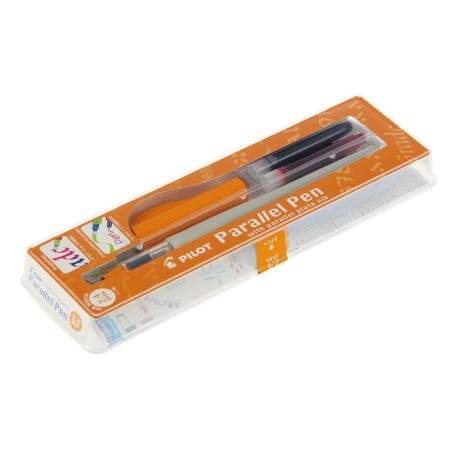 Feature pen for calligraphy Pilot Parallel Pen, 2.4 mm, (IC-P3 cartridge), set in case-3