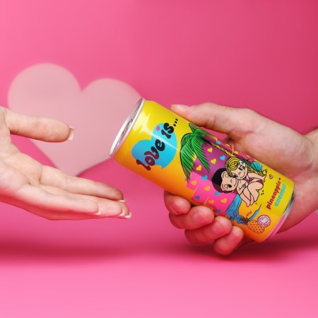 Glazed water love is, with pineapple and coconut, 330 ml-2